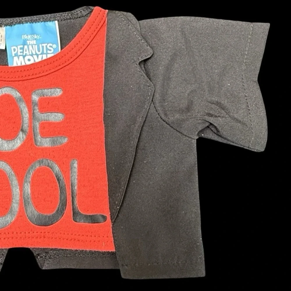 Build a Bear Joe Cool Shirt Snoopy Accessory Red Black Set Charlie Brown